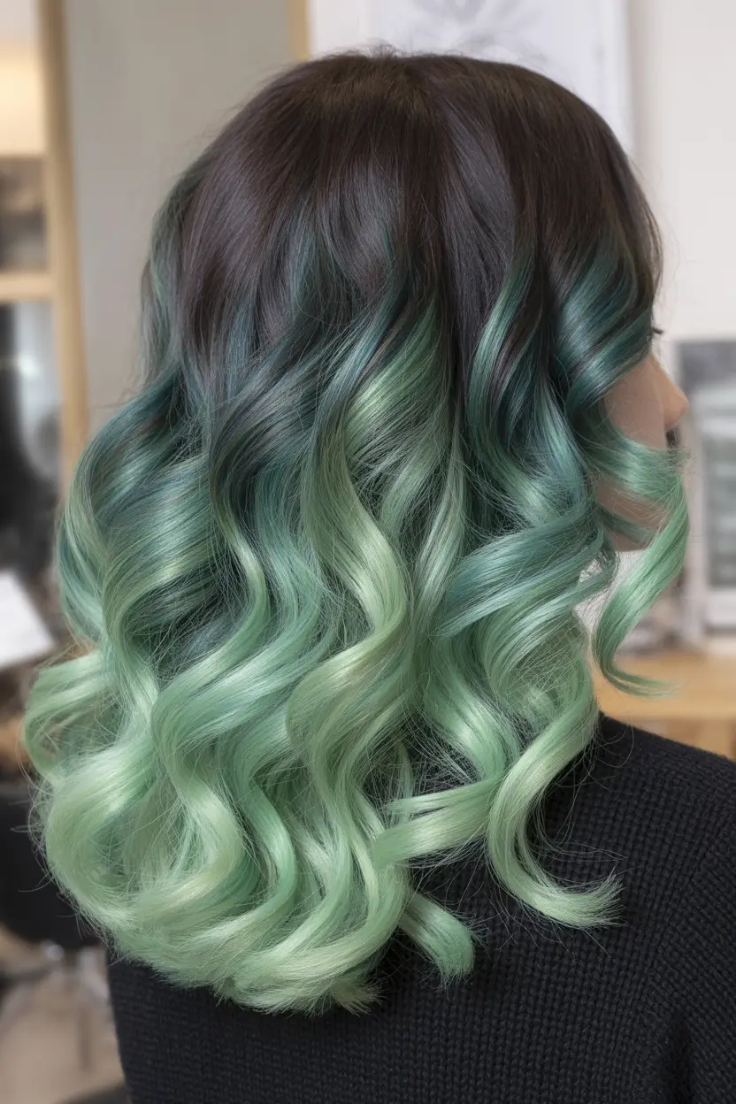 summer hair color ideas 2026 balayage Muted Mushroom Brown With Cool Blonde Ends