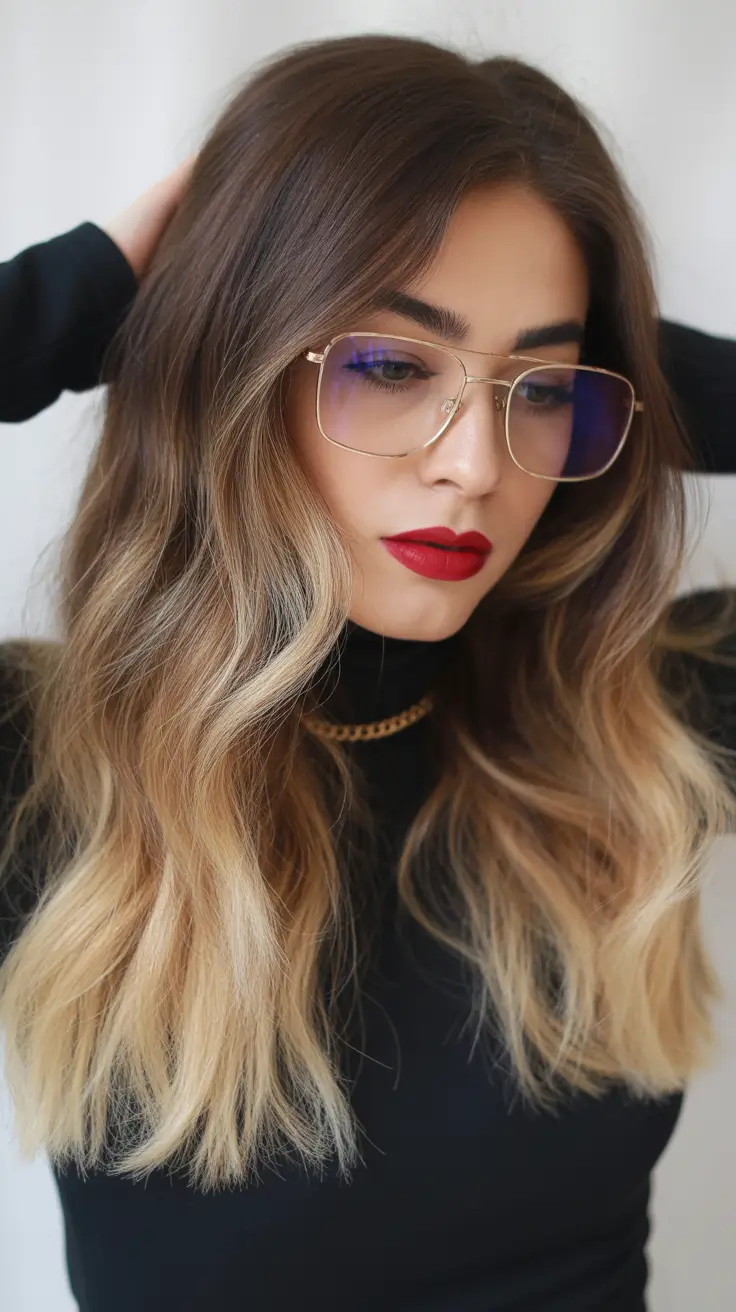summer hair color ideas 2026 balayage Warm Honey Ombre With Soft Golden Movement