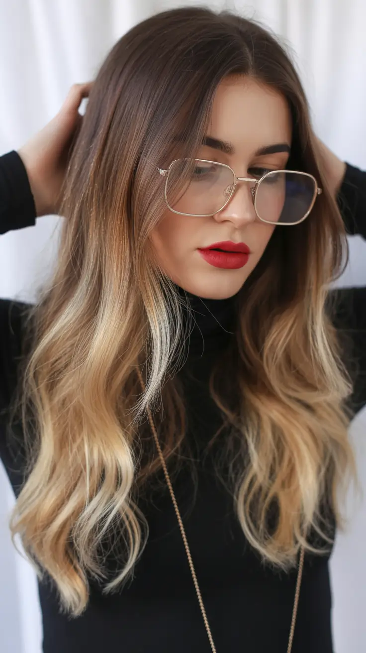 summer hair color ideas for brunettes 2026 balayage Soft Espresso Melt With Lived-In Blonde Ends