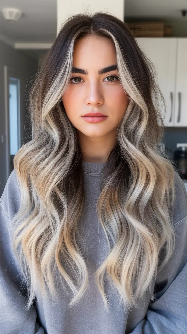 summer hair color ideas for brunettes 2026 balayage Dimensional Creamy Blonde Balayage With Face Framing Highlights