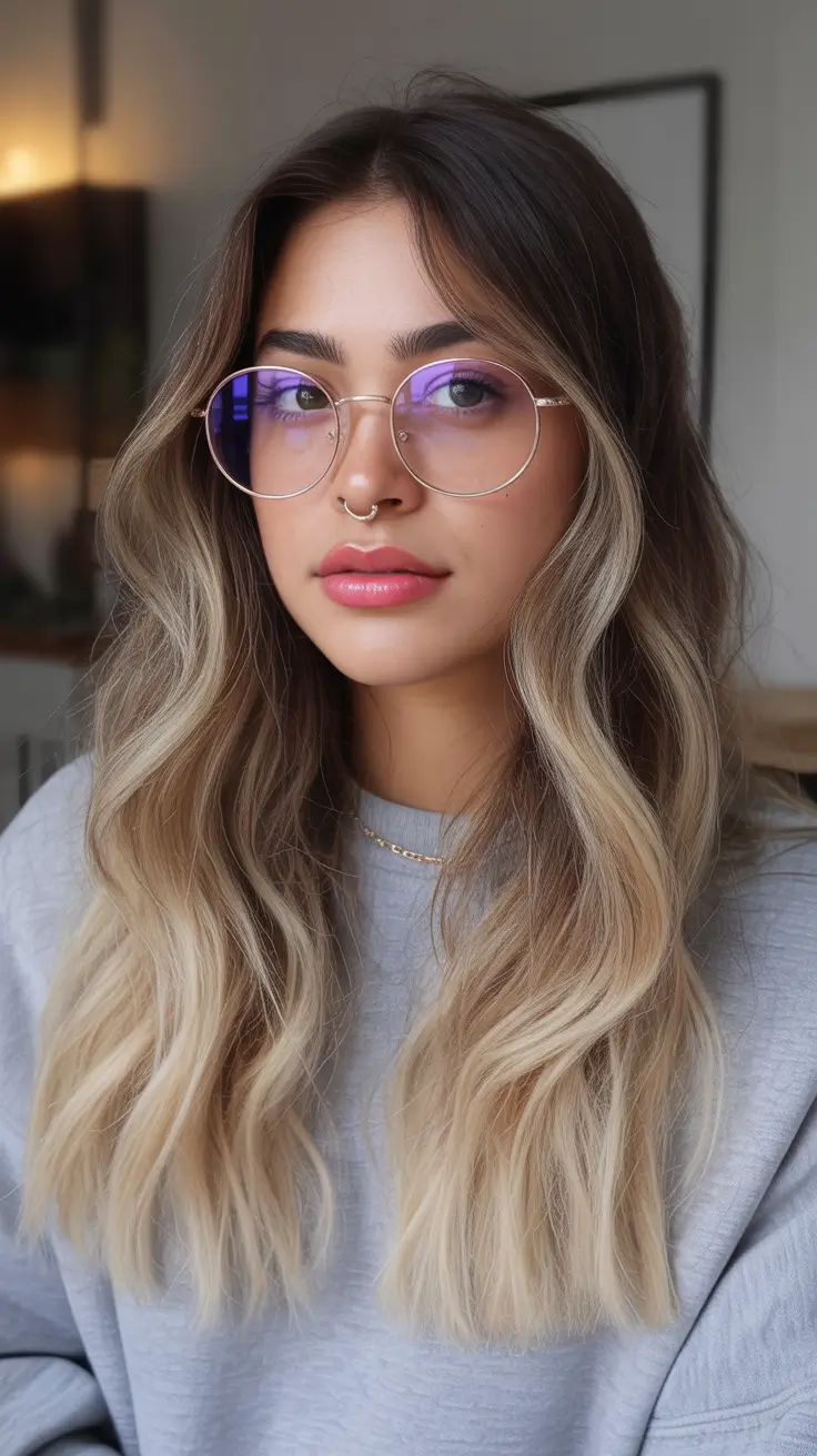 summer hair color ideas for brunettes 2026 balayage Soft Beige Blonde Balayage With Natural Blend
