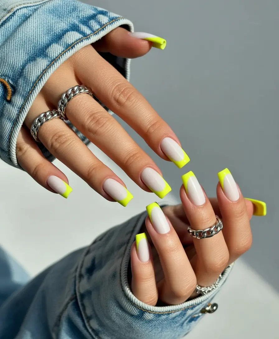 23 summer nail art ideas 2026 French tip Butter Yellow Micro French for Soft Summer Minimalism