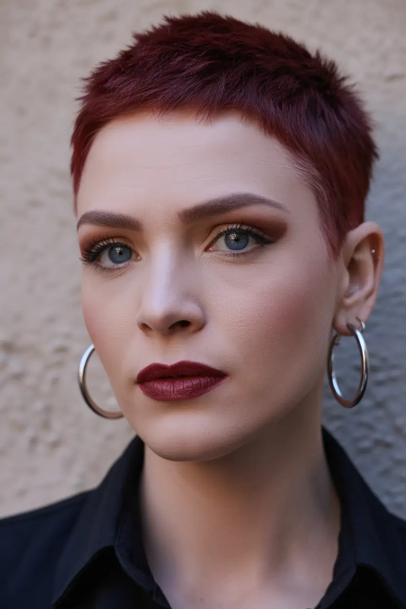 summer short haircut ideas 2026 Minimalist Silver Crop With Soft Fringe