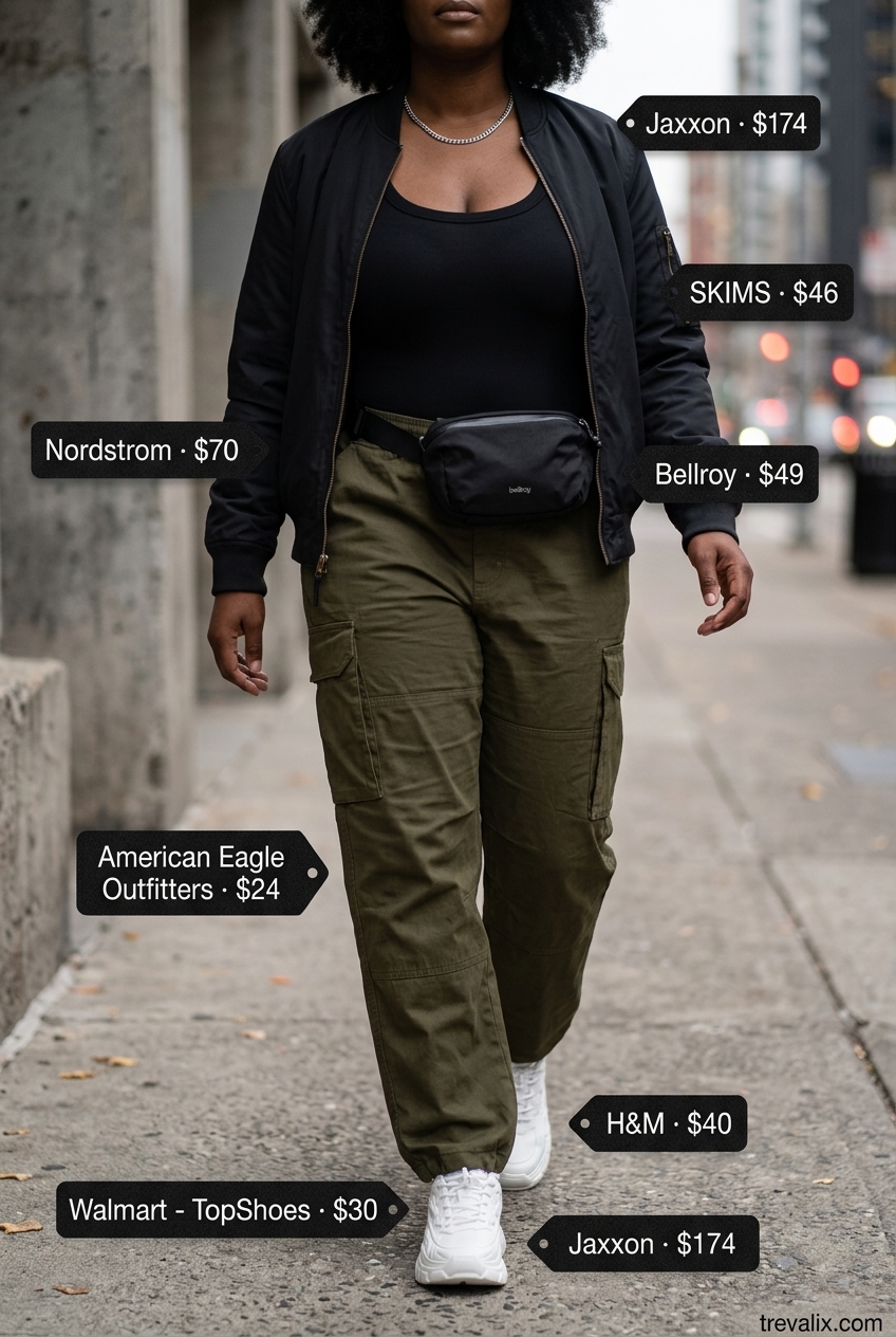 Casual outfits for women with Inverted Triangle Shape 2026: Peach puff sleeve dress, espadrille wedges, and straw crossbody bag.