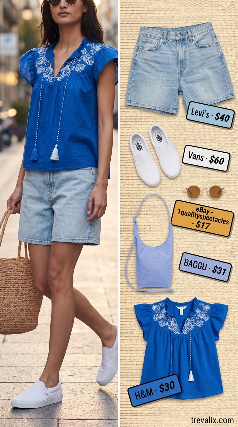 24. Seaside Serenity Blouse