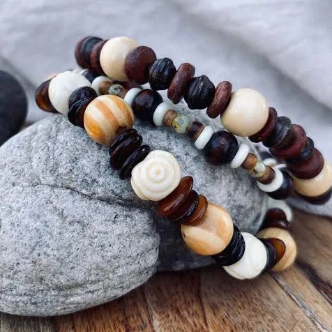 accessory 3-Pack Boho Beaded Bracelet Set Etsy - Seller $29.99