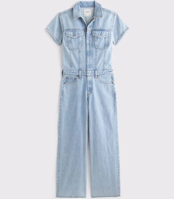 jumpsuit Abercrombie & Fitch Women's Denim Jumpsuit Abercrombie & Fitch $59.97