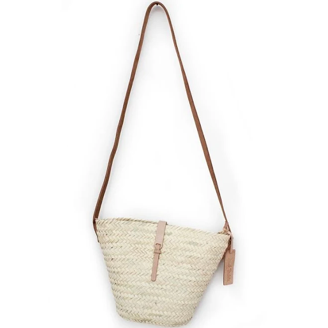bag Adele Mini Crossbody Bag with Leather Closure and Handle French Baskets $49