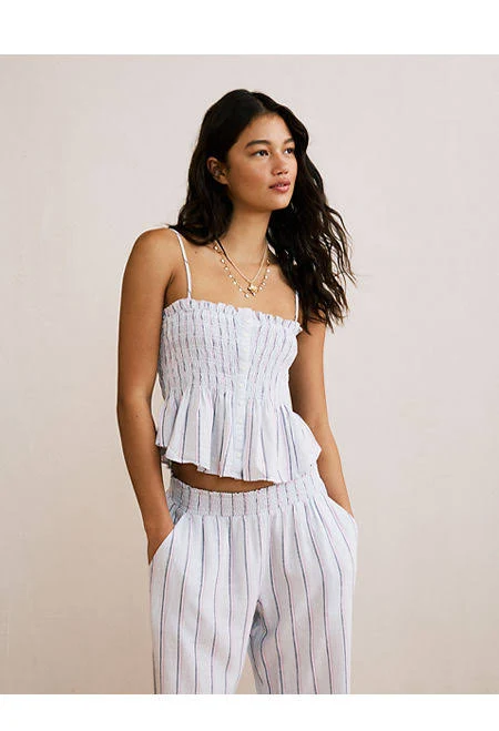 top AE Women's Smocked Tube Top American Eagle Outfitters $33.2