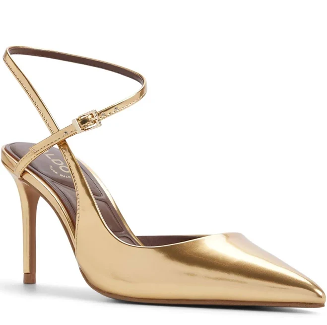 shoes ALDO Women's Kymmberly Pointed Toe Ankle Strap Pumps DSW $97.99