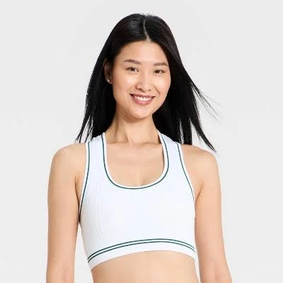 top All in Motion Women's Seamless Cable Knit Racerback Sports Bra Target $20