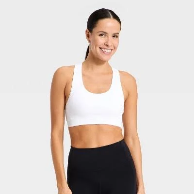 sports bra All in Motion Women's Seamless Medium Support Racerback Sports Bra Target $20