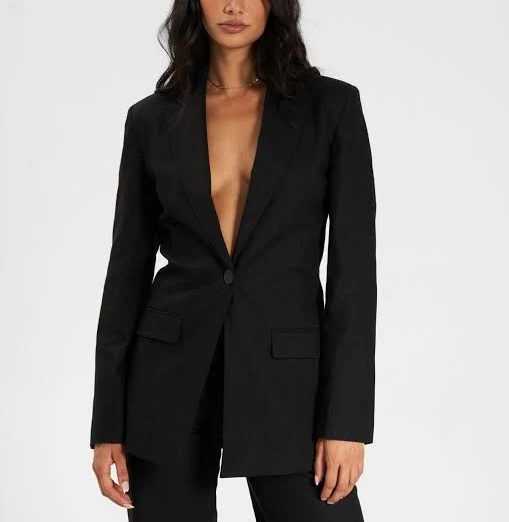 outerwear All Things Golden Linen Classic Blazer All Things Golden US $249