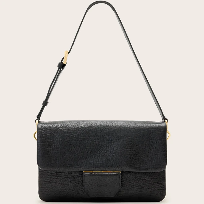 bag Allsaints Women's Ondine Grain Leather Shoulder Bag ALLSAINTS $253