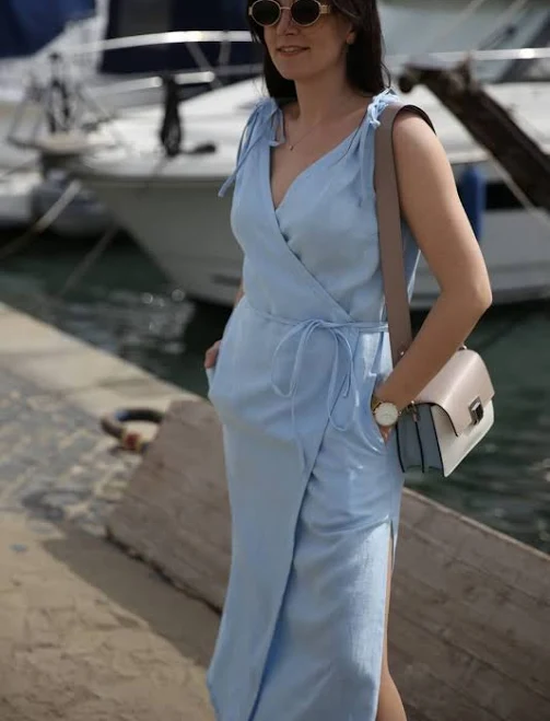 dress Amber Linen Wrap Dress Shop Like You Give a Darn $159.12