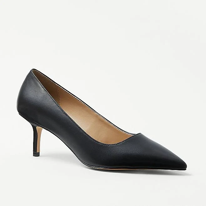 shoes Ann Taylor Women's Daphne Leather Pumps Ann Taylor $79.5