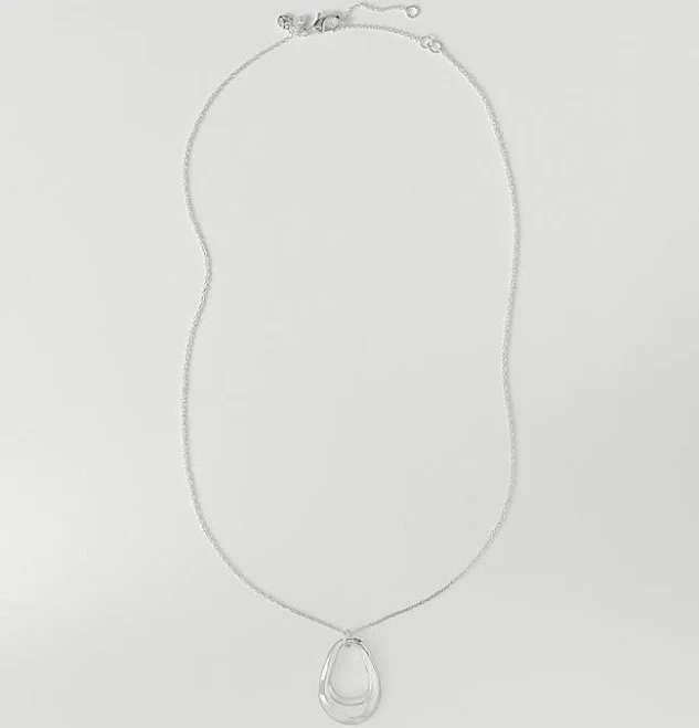 accessory Ann Taylor Women's Open Oval Pendant Necklace Ann Taylor $24.94