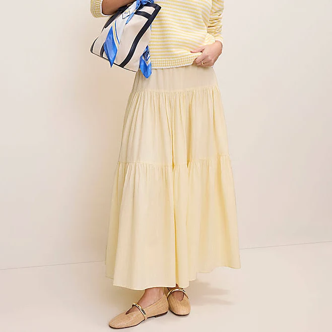 skirt Ann Taylor Women's Weekend Tiered Full Skirt Ann Taylor $84.5