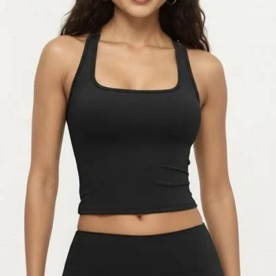 top Anna-Kaci Women's Square Neck Racerback Tank Top Target $39.99
