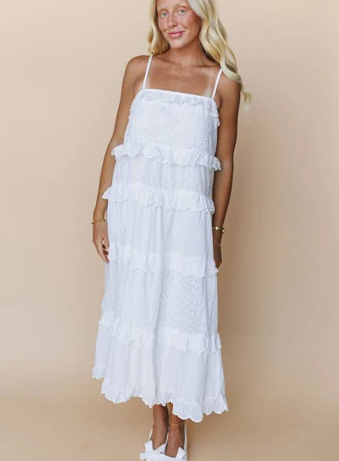 dress Ari Eyelet Maxi Henly $38