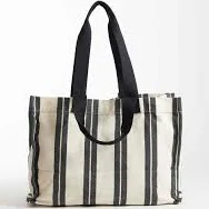 bag ASOS Design Striped Canvas Tote Bag asos.com $39.99