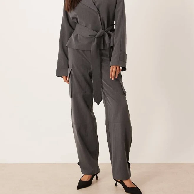 pants ASOS Design Tailored High Waist Soft Cargo Pants ASOS $29.24