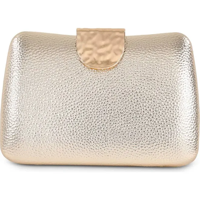 bag Badgley Mischka Tatum Faux Leather Minaudiere Clutch Nordstrom $71.4