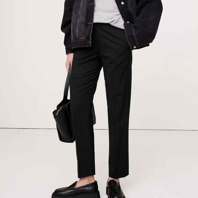 pants Banana Republic Women's High-Rise Slim Italian Wool Ankle Pants Banana Republic $198