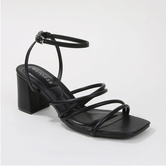 shoes Berness Women's Emmarie Strappy Block Heel Sandals Macy's $35.99