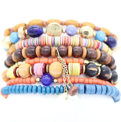 accessory Boho Stacking Bracelet Set TGI Jewelry $10.89