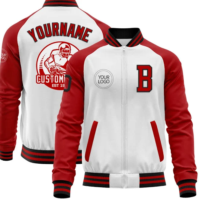 outerwear Bomber Varsity Letterman Zipper Jacket Fansidea $38.99