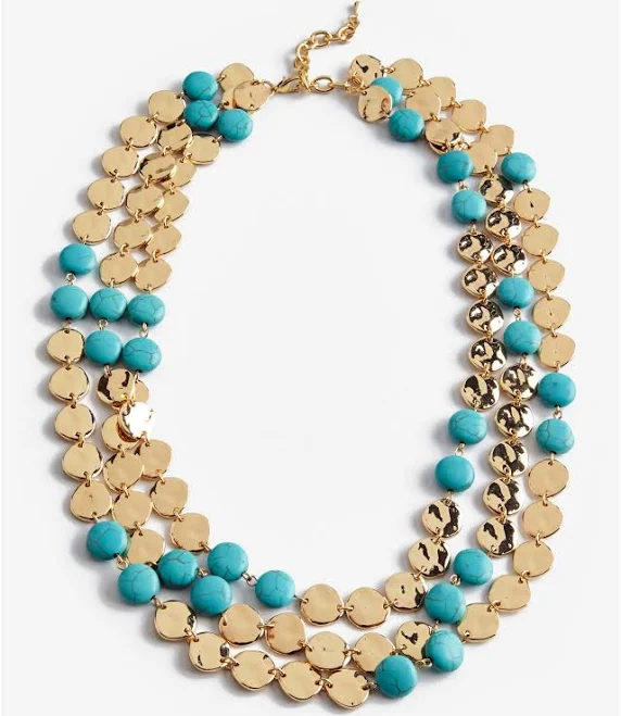 accessory Boston Proper Layered Coin Necklace Boston Proper $75