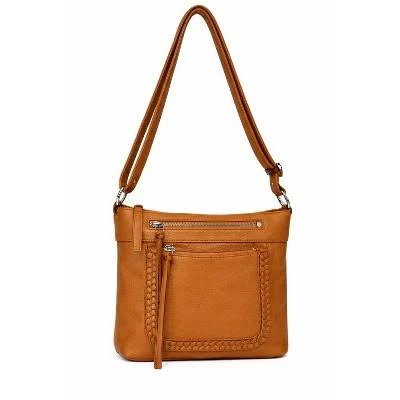 bag Bueno of California Women's Braided Trim Organizer Crossbody Handbag Target $60