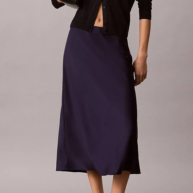 skirt Calvin Klein Women's Satin Midi Skirt Calvin Klein $53.4