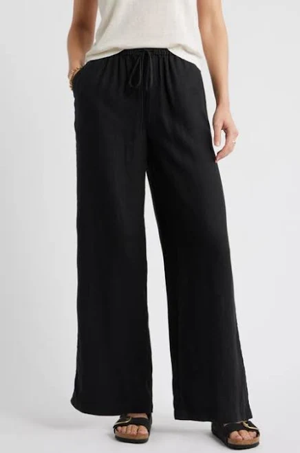 pants Caslon Easy Wide Leg Linen Pants Nordstrom $79.5