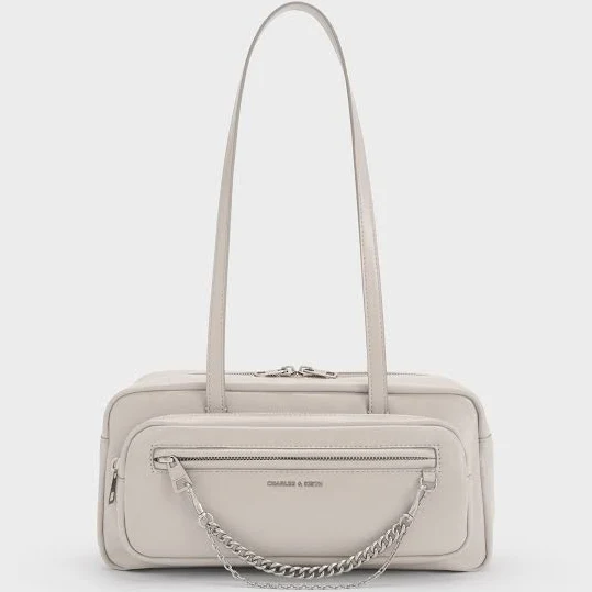 bag Charles & Keith Atwood Chain Elongated Shoulder Bag charleskeith.com $119