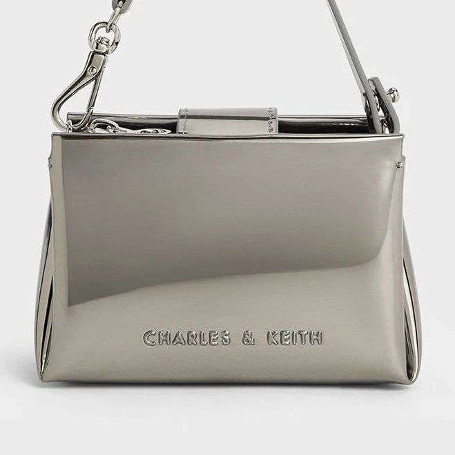 bag Charles & Keith Bosie Metallic Micro Bag charleskeith.com $56