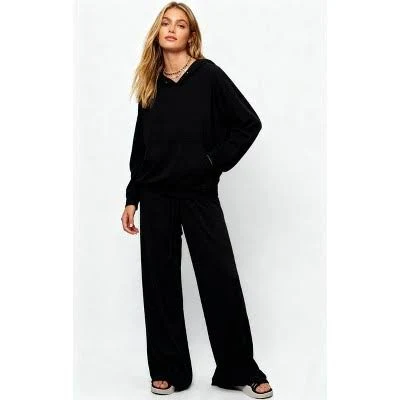 matching set Cherie Code Women's Hooded Knit Sweatshirt & Jogger Set Target $49.99