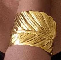 accessory Cleopatra Textured Gold Cuff Bracelet Jarlia By Jolina $46