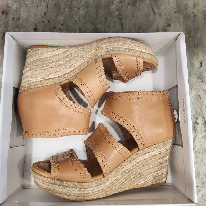 shoes Corso Como Leather Espadrille Wedge Poshmark $50