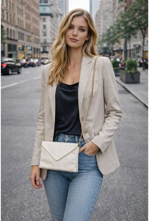 bag Cream Vegan Leather Clutch Evening Wedding Bag Minimalist eBay $19.99