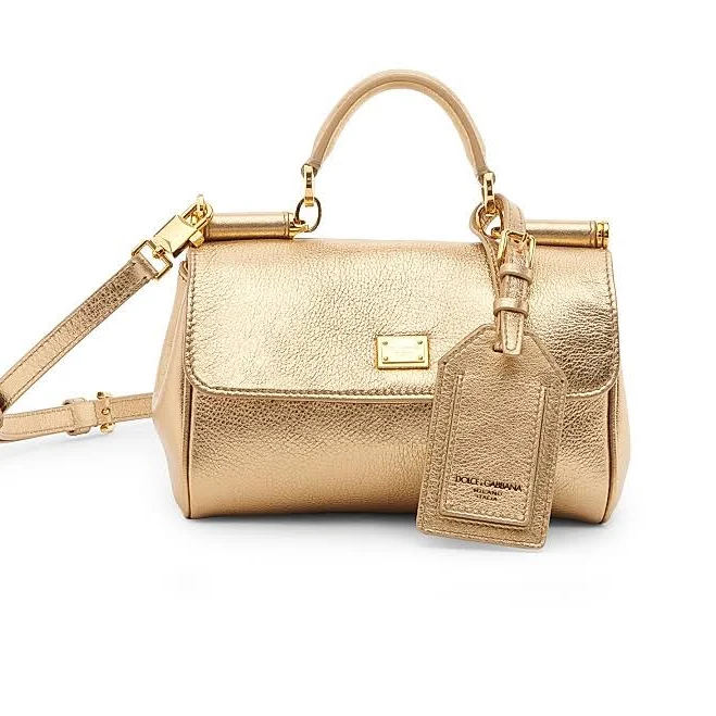 bag Dolce & Gabbana Women's My Sicily Calf Leather Top Handle Bag Saks Fifth Avenue $2495