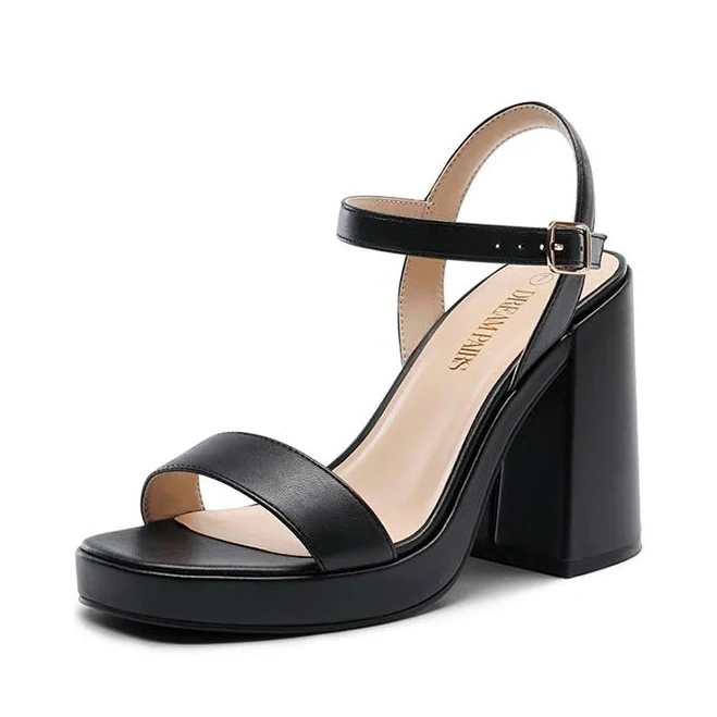 shoes Dream Pairs Platform Chunky Heel Sandals Dream Pairs $49.99
