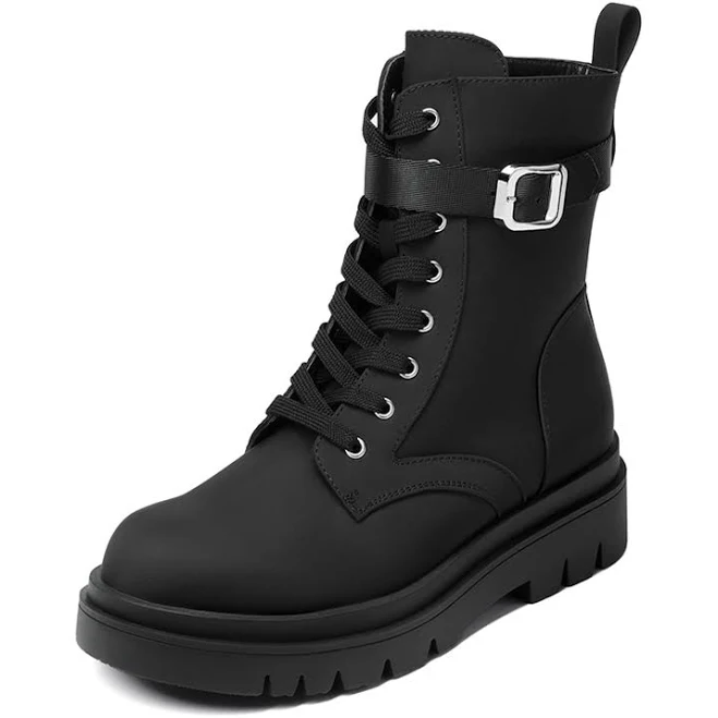 shoes Dream Pairs Platform Lace Up Lug Sole Combat Boots Dream Pairs $49.99