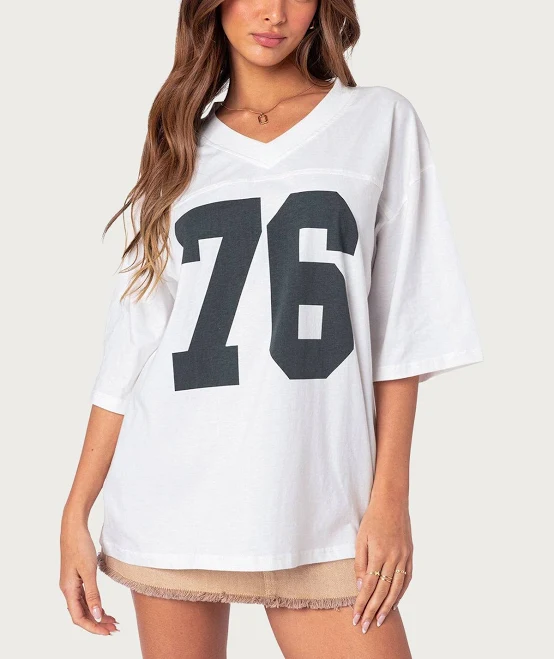 top Edikted Women's 76 Oversized T-Shirt edikted $14.4