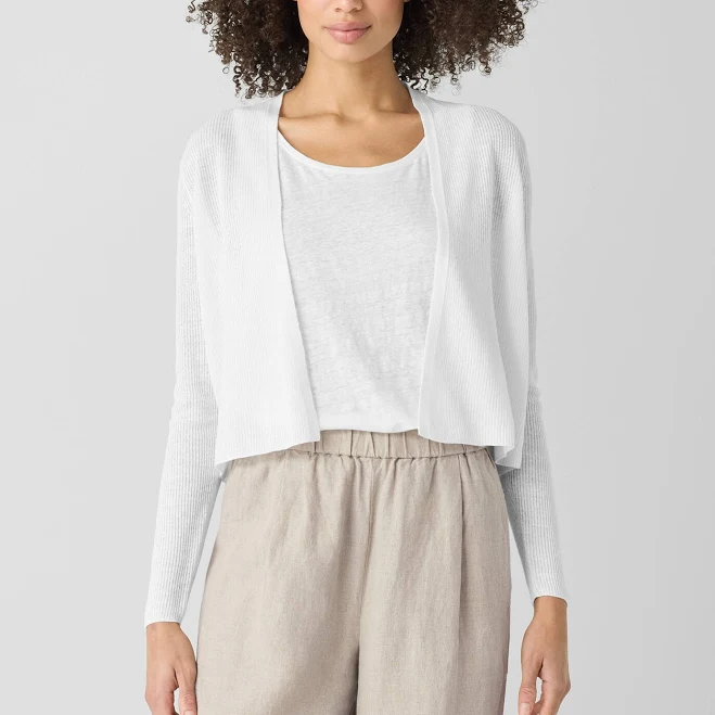 outerwear Eileen Fisher Women's Linen-Blend Cardigan Eileen Fisher $135.2