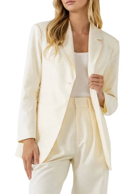 blazer Endless Rose Oversized Single Breasted Blazer Nordstrom $120