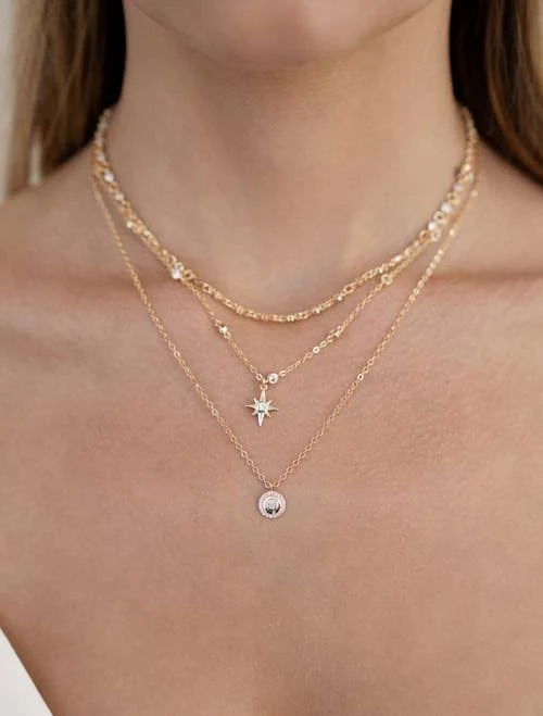 accessory Ettika Celestial Layered Necklace Nordstrom $90