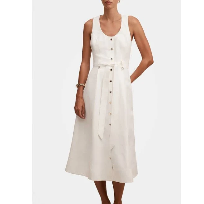 dress Ever New Women's Priscilla Button Down Midi Dress Nordstrom $169