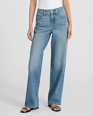 jeans Express Women's High Waisted Relaxed Straight Jeans Express $88